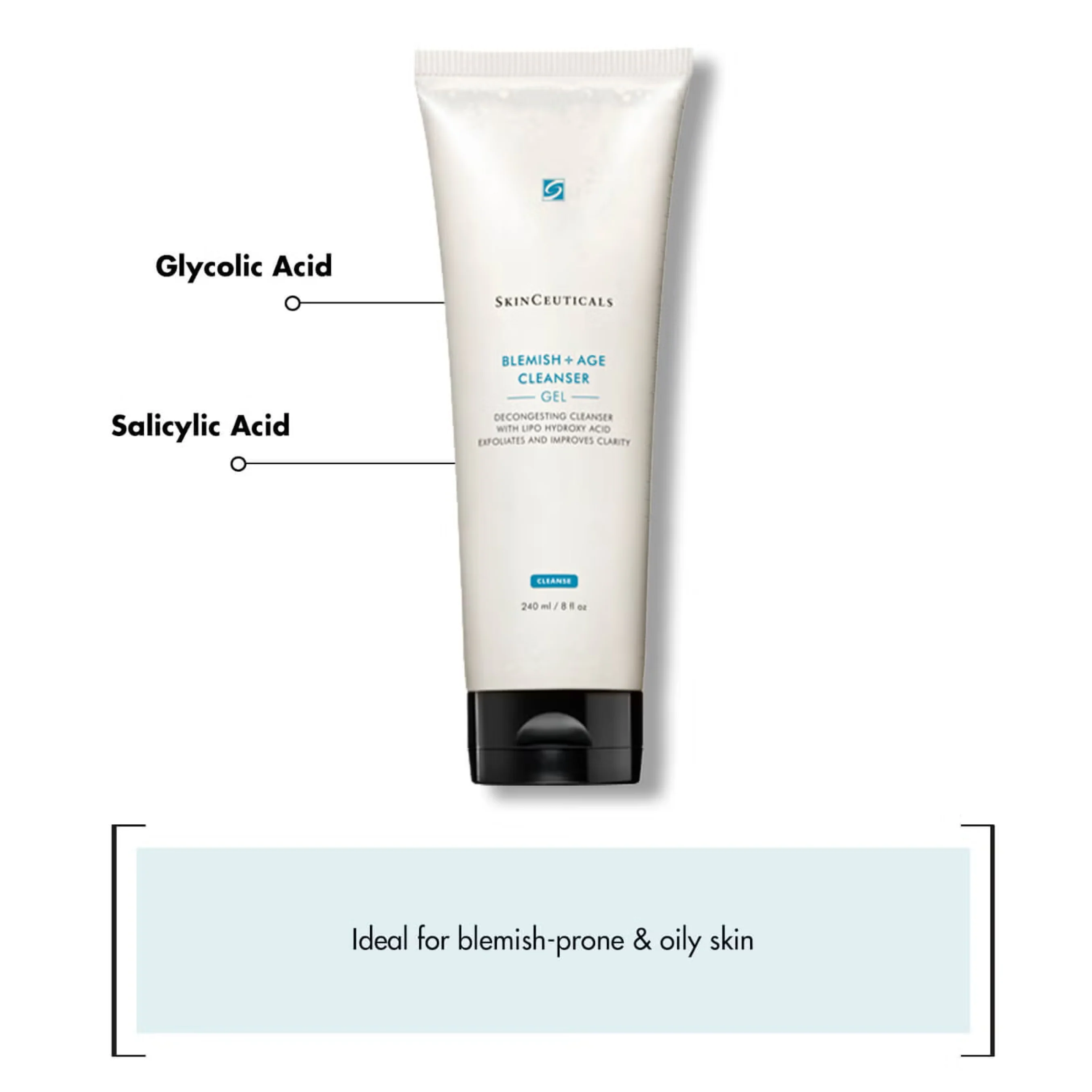 SkinCeuticals Blemish + Age Cleanser 240ml - Image 6